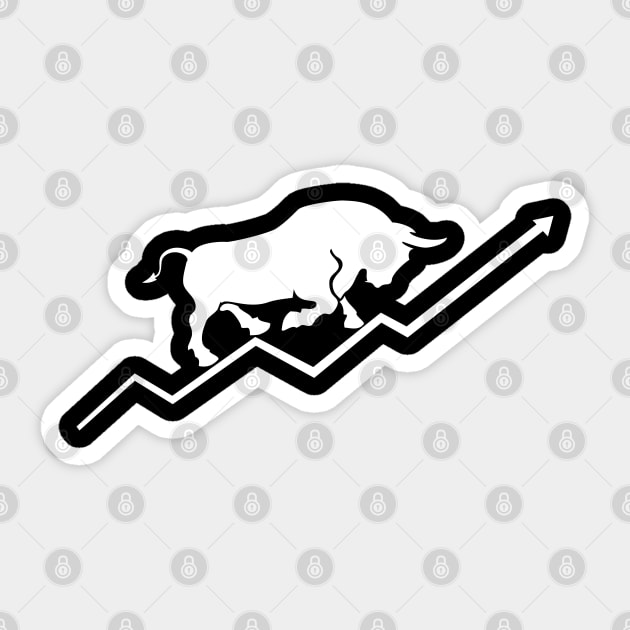 Trader - Bullish Market Sticker by KC Happy Shop